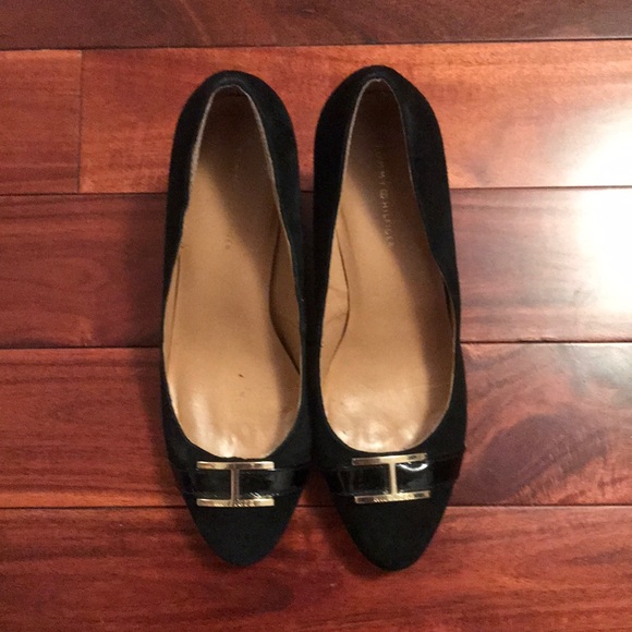 Tommy Hilfiger Black Wedges - Picture 3 of 3